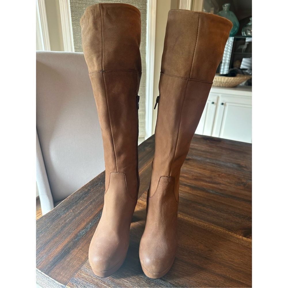 Steve Madden leather knee high boots